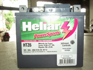 Bateria  Heliar HTZ6