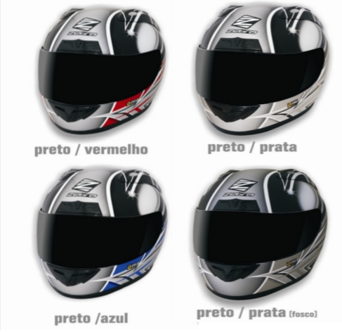 Capacete Zebra - Skylight Capacete Zebra - Skylight